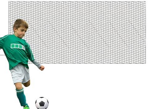 Ball Stop Net - Väderbeständigt bakstopnät i nylon | avancerat UV-beständigt backstop-nät | övningsnät för trädgård, fotboll, basket, fotboll och volleyboll