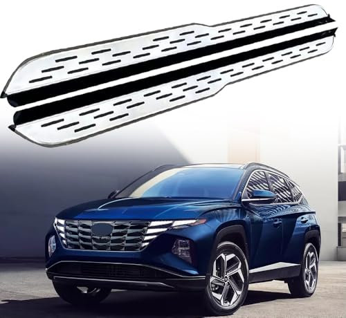 Lot de 2 marchepieds fixes pour Hyundai Tucson 2021-2025 avec supports