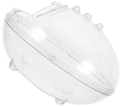 TOYANDONA Sand Bath Container for Hamsters Transparent Dwarf Sandbox Dust Bathtub Compact Bathroom Accessory for Small Animals Space Saving Design for Cage Use
