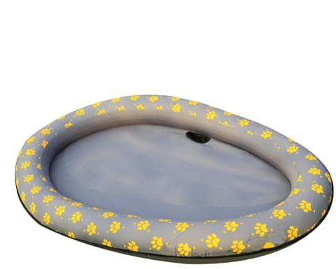 Dog Pool Float – Pet Float Raft, Inflatable Swimming Bed | Floating Beach Toy for Cat, Dog, Water Lounger for Pool, Bath, Outdoor Swim Time, Pet-Friendly Inflatable Float