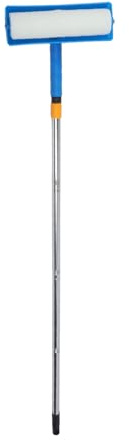 Srliya Rullo di Verniciatura per Soffitto Domestico Rullo di Verniciatura per Soffitto da 10 Pollici con Rullo Regolabile Riutilizzabile Antispruzzo per Porta Finestra Garage Giardino