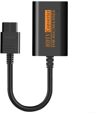 Advokingtap Adapter-Konverter-Kabel, 1080P Adapter für Nintendo 64/SNES/GameCube-Konsole, HD-Ausgang mit Stereo-Audio-Unterstützung