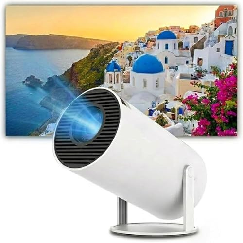 Cinemaster Pro - 4k Smart Projector,130 Giant Screen Home Cinema,With Wifi/Bluetooth/Usb/Hdmi,180° Flexible Projection,Hifi Stereo Sound,Ultra-Portable Design,Ultra Hd,Ideal For Movies,Gaming