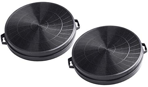 AquaHouse CHF02I Lot de 2 filtres à charbon pour hotte aspirante Ignis, Juno, Kenwood, Proline et beaucoup d'autres marques de filtre de hotte 210 mm