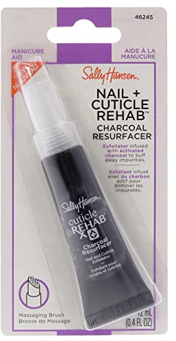 Sally Hansen Nail Rehab Charcoal Resurfacer - 46245 For Women 0.4 oz Exfoliator