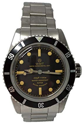 Walter Mitt Sea Diver Vintage Automatik-Uhr Schwarz Unisex