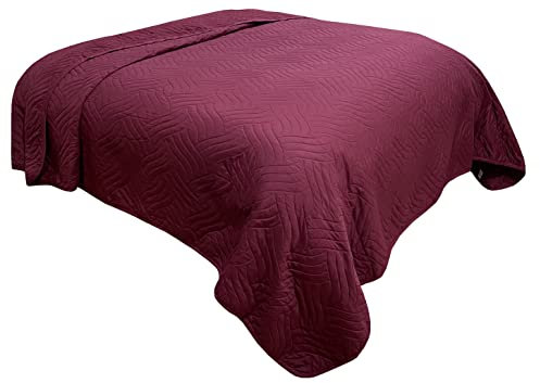 Leonado Vicenti XXL Bettüberwurf Klassiche Tagesdecke Steppdecke Sofaüberwurf wattiert und gesteppt
