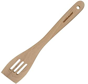 Fackelmann 31042 Pfannenwender, Holz, 30 x 6 cm | Schützt Ihre antihaftbeschichteten Pfannen, FSC-Holz, natürlich, 30 x 6 cm, leicht zu handhaben und zu servieren