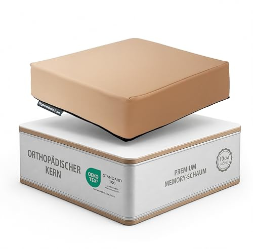 Sitzkissen Orthopädisch - Ergonomisches Sitzkissen Stuhl Sitzerhöhung 10 cm