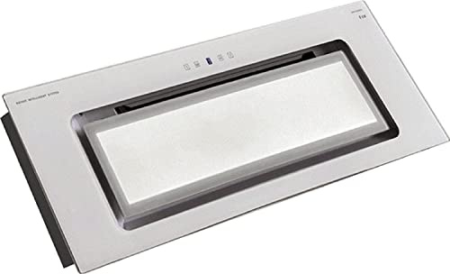 Kaiser Campana de techo EA 546 W Eco +Tubo, módulo de ventilación, blanco cristal, campana extractora empotrada, 52 cm, 600 m³/h, LED