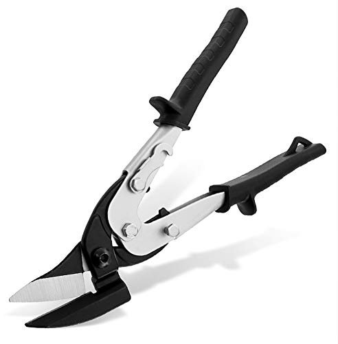 fuLNes 10-Zoll-Eisenschneideschere, robuster industrieller Chrom-Molybdän-Stahlschneider, Blechschere, Handwerkzeugschneider