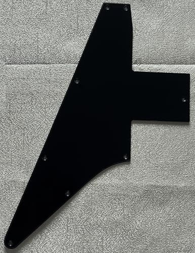 Plektrumschutz für Gibson Explorer 76 Reissue Blank Style Gitarre Pickguard (1-lagig, schwarz)