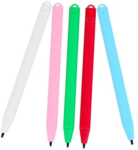 KONTONTY 5pcs Stylus Pens for Writing Tablets with Abs Electroconductive Rubber Tips, Precise Writing and Versatile Use, Suitable for Lcd Drawing Tablet and Recording