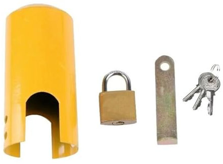 YANGC Lucchetto for valvola dell'acqua del rubinetto con serratura da giardino portatile Blocco interruttore dell'acqua del rubinetto del cortile esterno Proteggi la chiave di blocco del rubinetto ant