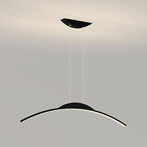 KXQYIKYI Lampada a Pendente lineare arcuata lampadario Appeso Lampada a Strisce nordica Cucina Isola Illuminazione per Il Tavolo da Pranzo in Ufficio