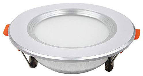 LEYWHEF - Foco LED empotrado (3 W/7 W, regulable tricolor, panel luminoso de ahorro de energía para dormitorio (7 W)