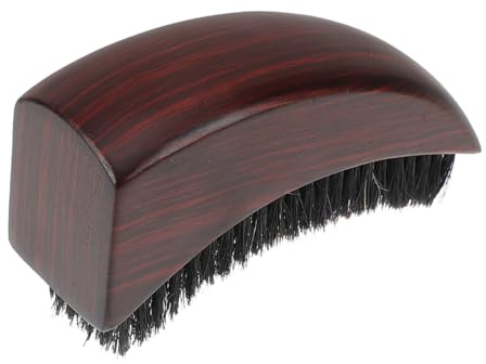 SAFIGLE Haarbürste Für Herren Mit Holzgriff Bartbürste Für Tägliche Pflege Kompakt Für Unterwegs Glättend Für Haare Und Bart