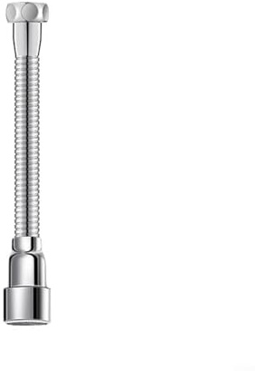 Puupaa Estensore per rubinetto, aeratore pieghevole, prolunga per rubinetto a risparmio idrico, adattatore per beccuccio girevole, accessorio per modalità doccia a impulsi (40 cm)