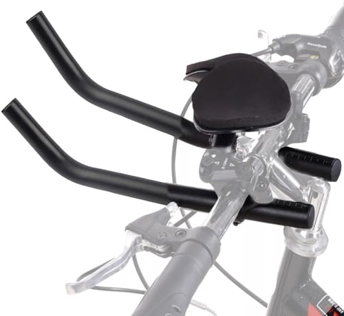 Fahrradarmlehne – Aero Lenker, TT Armauflage | Lenker aus Aluminiumlegierung, Mountainbike, Rennen, ergonomisches Design, leicht und langlebig für verbesserte Leistung und Fahrkomfort beim Fahren