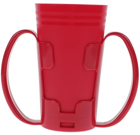 HONITANO Gobelet de Soins Incliné Étouffement pour Personnes Âgées Tasse Dalimentation Sécurisée avec Double Anse Aide à Boire Pratique Fuite pour Convalescence et Usage