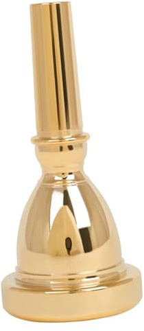 14mm Messing Tuba Mundstück Ersatzteil für Instrumente | Goldfarben, für Anfänger und Profis, Leicht zu Entfernen und Montieren