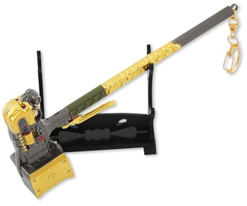 Caustic Death Hammer Nyckelring Metall Heirloom Actionfigur Samlarväska Hängsmycke