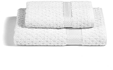 Caleffi Set 1+1 Asciugamano con OSPITE Sirena (Bianco)