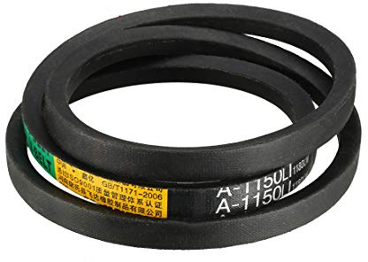 sourcing map A-1150/A45 Antriebskeilriemen Innenumfang 45(1150mm) Industrieller Kraftübertragungsriemen aus Gummi Keilriemen Zahnriemen Flachriemen