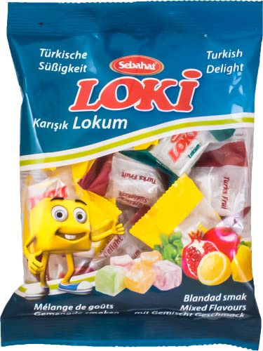 SEBAHAT Türkischer einzeln verpackte Lokum Honig Turkish Delight/Mix - Karisik + 3 Loki süßigkeiten