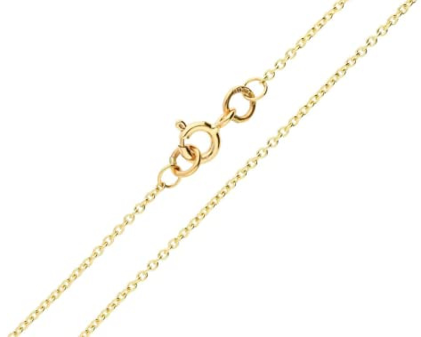 Old English Jewellers 9ct Yellow Gold 20 inch Pendant Chain - Diamond Cut Link - Solid 9k Gold