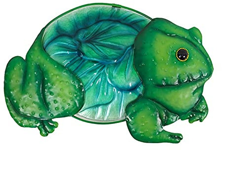FAMoUsGoods Gartenstatuen Metallfrosch Wanddekoration for Haus und Garten Outdoor-Tier-Statuen Skulpturen Dekorative Gartenskulptur