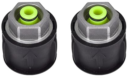Tiardey 2 pièces raccord rapide haute pression pour adaptateurs de connecteur de tuyau de pistolet et de laveuse électrique