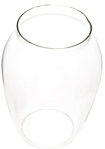 FOYTOKI Vintage-Öllampenabdeckungen klarer Petroleumlampenkamin lampenschirm Campinglaterne Petroleumlampen-Glasschirm klarer Schornstein für Öllampe tragbar Glasabdeckung Glasöl Mastlicht