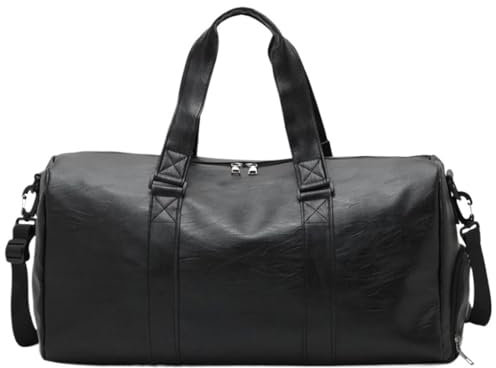 Reise Kleidersack Reisetasche 19-Zoll-PU-Ledertasche, Wasserdichte Seesäcke, Duffle-Rucksack-Tasche Für Männer Und Frauen Handgepäck-Kleidersack Kleidersäcke für Reisen ( Color : B , Size : 50*23*30cm