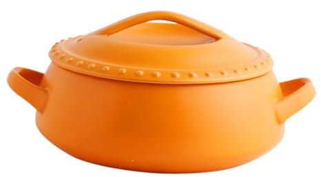LABRIMP 1pieza Cazuela De Cerámica Coreana Tapa Olla De Barro Para Sopa y Estofado Para Cocinas De Inducción y Gas