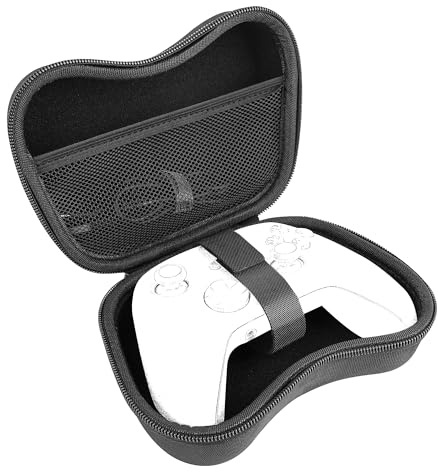 Linkidea Travel Controller Case Compatible with PS4 Controller, Xbox Series X/S One, Nintendo Switch Pro, Gaming Accessories, Game Protective Hard Shell Storage Case.