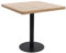 CINDERFUL Bistrotisch Hellbraun 80x80 cm MDF,Bistrotisch aus MDF mit Holzmaserung Romantisches Ambiente für Zuhause, Café und Bar Gartenmöbel & Zubehör Tische