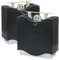 FHISKUNYU 2 Piezas, palilleros originales, palillero, gadget de cocina, Porta-palillos, fabricado en ABS, ideal para fiestas familiares y restaurantes(negro)