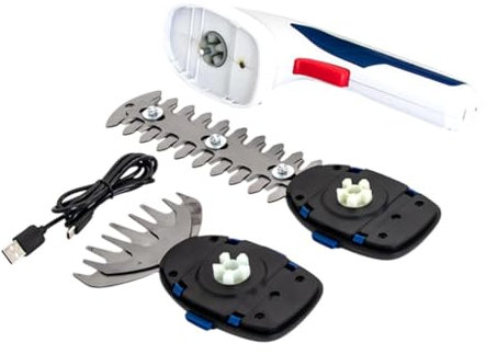 F Fityle Grasschneider, elektrischer Strauchschneider, vielseitiges Handwerkzeug, rutschfester Hand-Grasschneider, Heckenschere für Hinterhof-Rasen