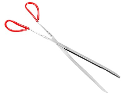 Pince à anguille, pince métallique, pince à crabe, pince à poisson d'extérieur, réutilisable, pour la maison Tja774 (Silver2, One Size)