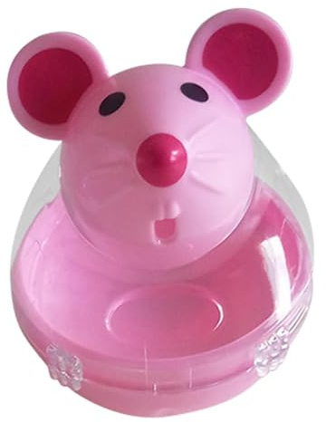 Cat Food Ball Dispenser - Cat Toy Treat Dispenser, Mice-Shaped Tumbling Pet Food Ball | Treat Training shape,Interactive Slow Feeder Small Treat Toy for Cats, Prevents Obesity