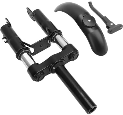Kit de Suspension Avant de Scooter électrique, Fourche Avant de Scooter en Acier Inoxydable avec Support de Pied pour M365