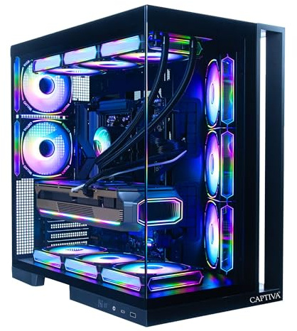 Captiva PC Highend Gaming I89-758 | Intel Core i9 14900KF | 64GB DDR5 RAM | NVIDIA GeForce RTX 5070 Ti 16GB | 2 TB SSD | ohne OS