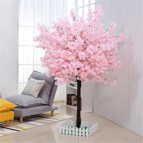 Sohodoo Cerezo Artificial - Planta Artificial de Flores de Seda realistas for decoración de Interiores y Exteriores, hogar, Oficina y jardín.(1.2mx1m)