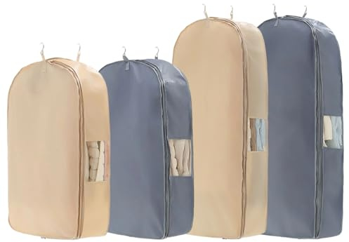 Hanging Clothes Storage Bag, Lightweight, 1piece, Versatile, Organize Different Sized Clothes, Long Garment Bags, For Men, Women, Home, Travel, Jacket, Sweaters,