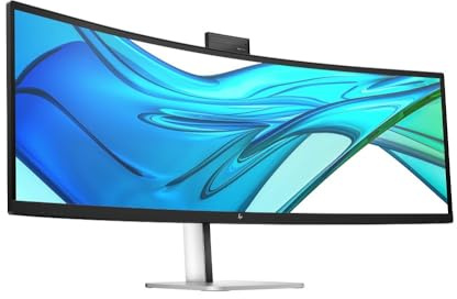 HP 549pm - Series 5 Pro - LED-skärm böjd - 124,5 cm (49) - 5120 x 1440 Dual Quad HD @ 165 Hz - VA - 400 cd/m² - 4 000:1–5 ms - HDMI, DisplayPort, USB-C - svart, silver (stativ)
