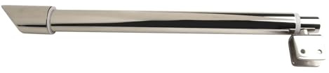 Barre de support pour porte de douche en acier, Barre de Support d'écran douche réglable en acier inoxydable, 300 à 500mm, avec Clip tige fixe porte(Inclined)