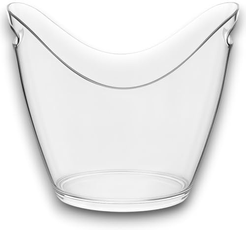 SECCHIELLO GHIACCIO PLEXIGLASS OVALE CM.35X25X26