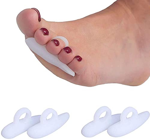 PEDIMEND™ Silicone Gel Hammer Toe Corrector (2PAIR - 4PCS) | Absorb Shock & Vibration | Straightened Bent Toes | Reduces Toe & Foot Discomfort | for Men & Women | Foot Care