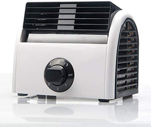 Mini Ventilatore da Tavolo,Ventilatore da Tavolo Turbo 3 Livelli di velocità,Inclinazione Regolabile di Circa 45 ° per Casa, Letto, Ufficio e Scrivania